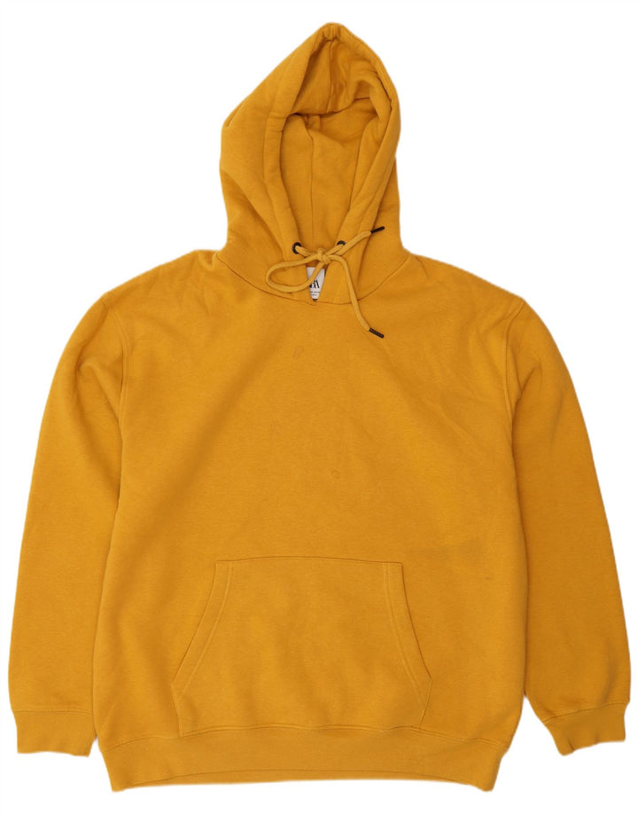 Zara Homme Sweat À Capuche Jumper XL Jaune Coton