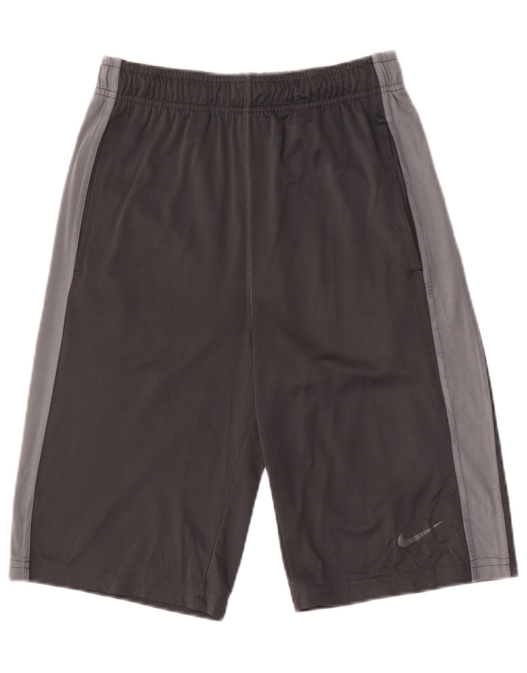 NIKE Short de sport Dri Fit pour hommes, grand, gris, polyester