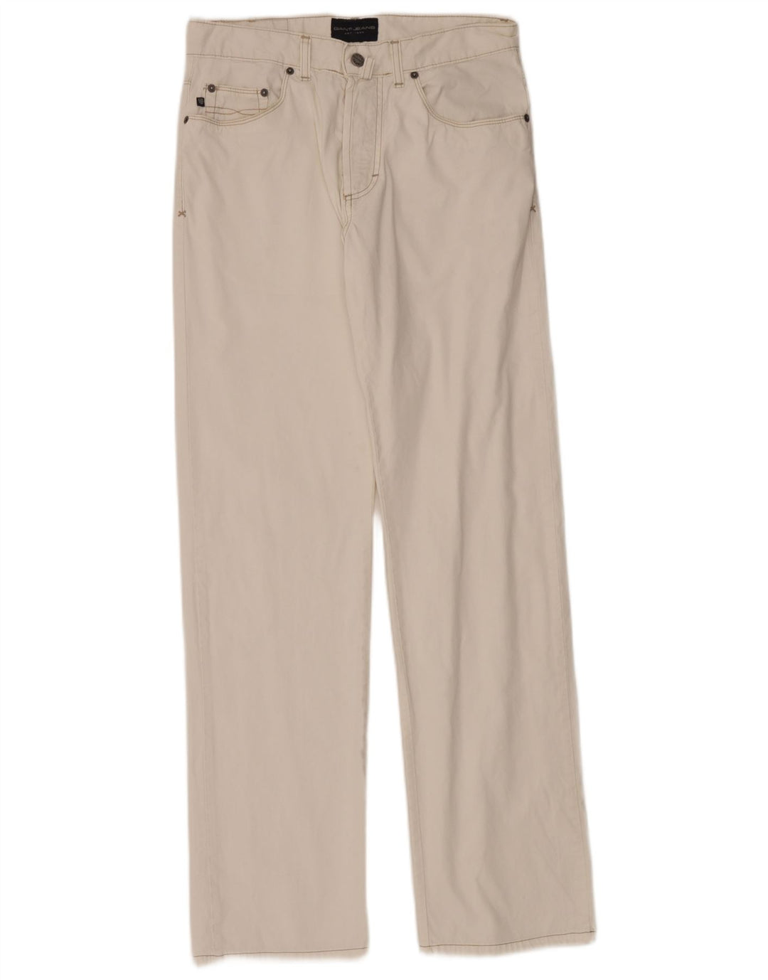Gant Jean droit homme W31 L33 coton blanc