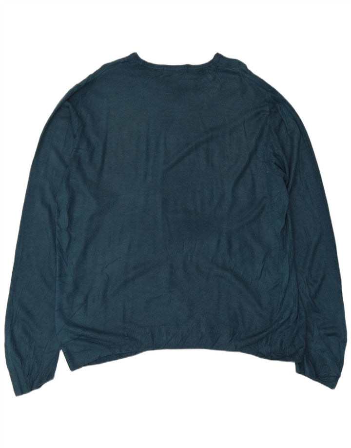 Marks & Spencer Pull col bateau pour homme Vert Taille L