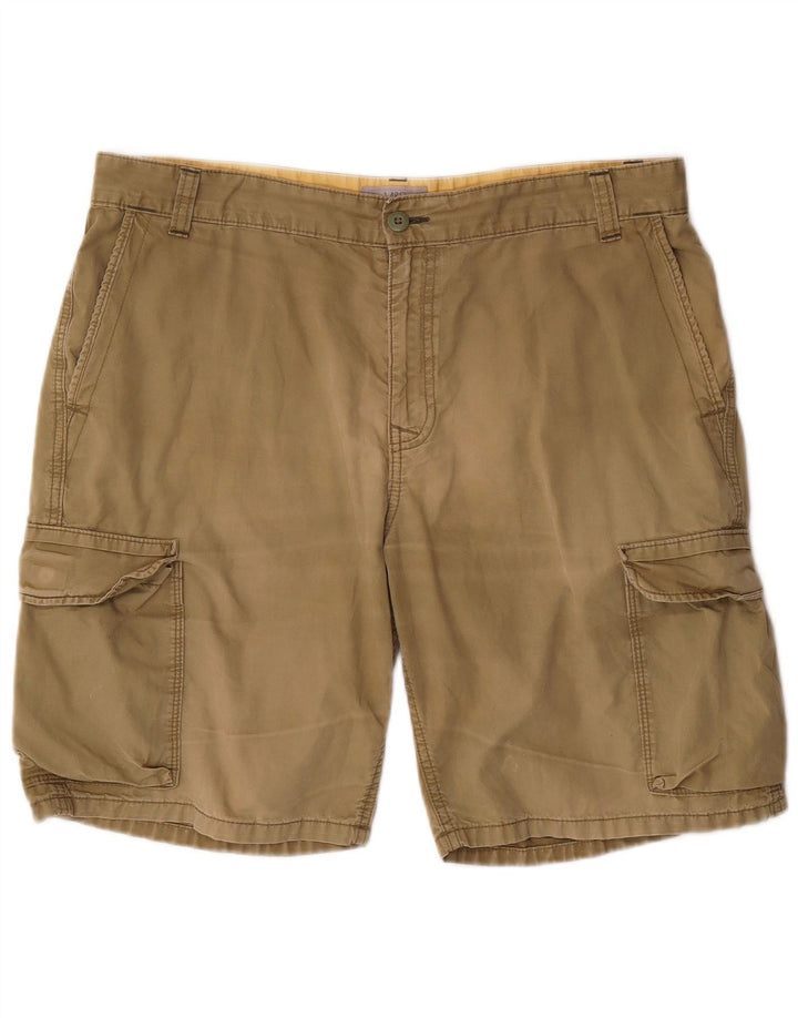 Marks & Spencer Short cargo coupe régulière W36 en coton kaki pour homme