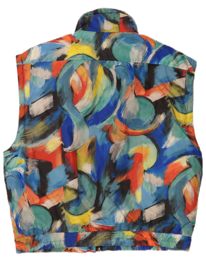 Brugi Gilet à motif abstrait pour femme UK 18 XL Multicolore