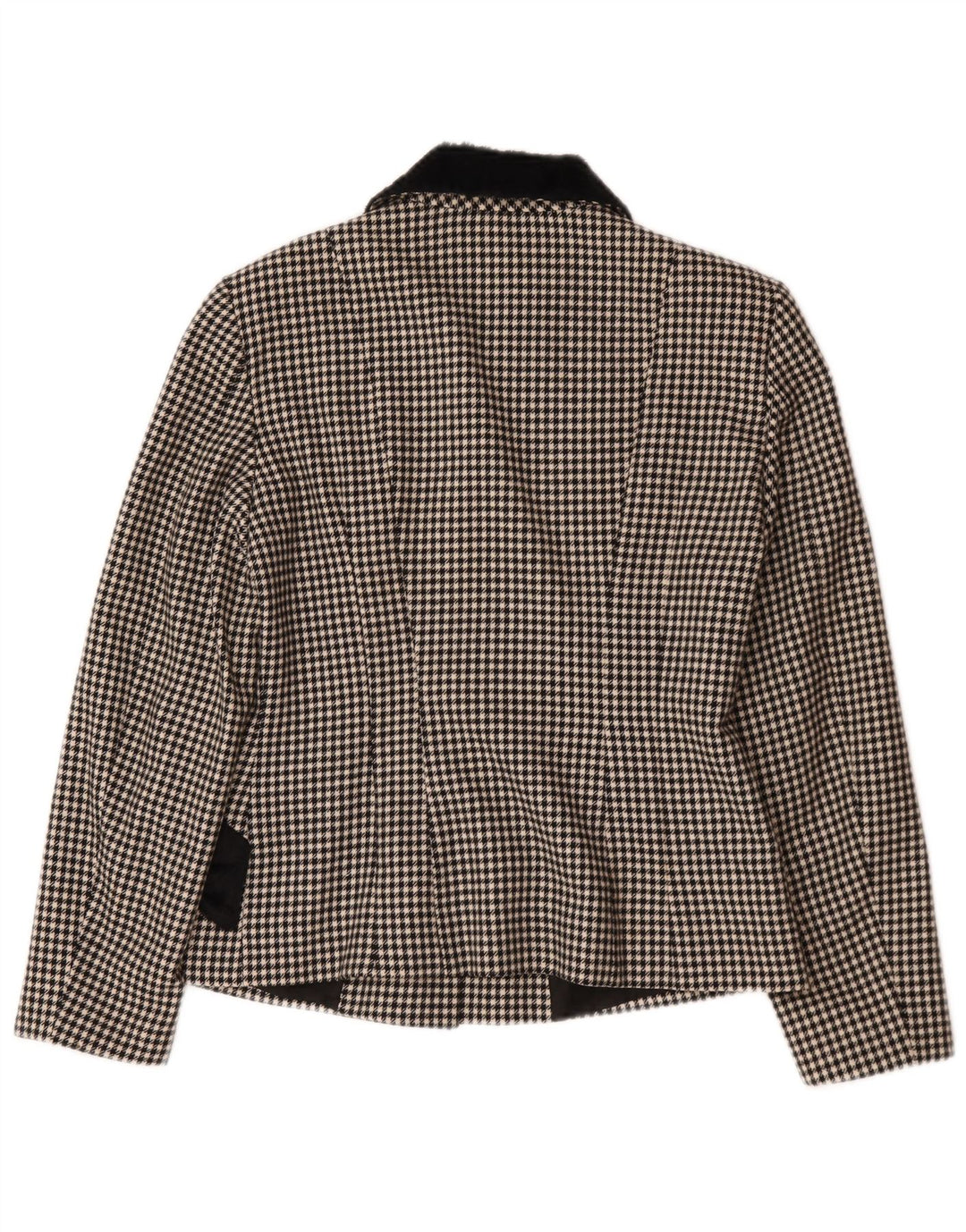 PHILOSOPHY DI ALBERTA FERRETTI Veste Blazer Femme UK 12 Moyen Noir