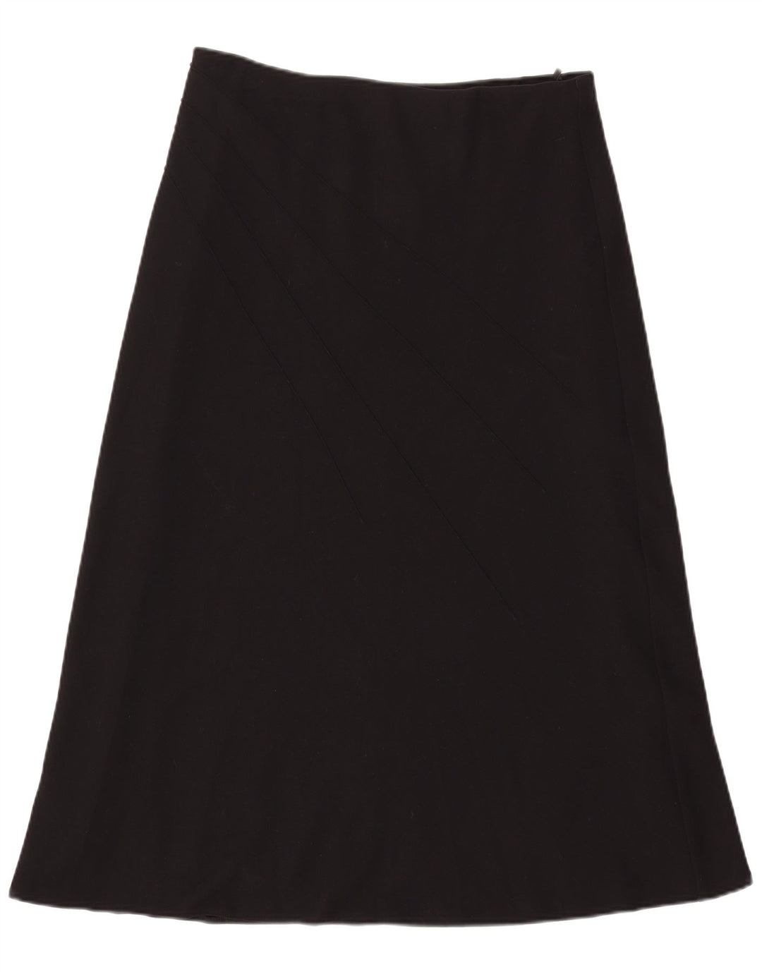 Marks & Spencer Jupe trapèze pour femme UK 16 Large W33 Noir Polyester