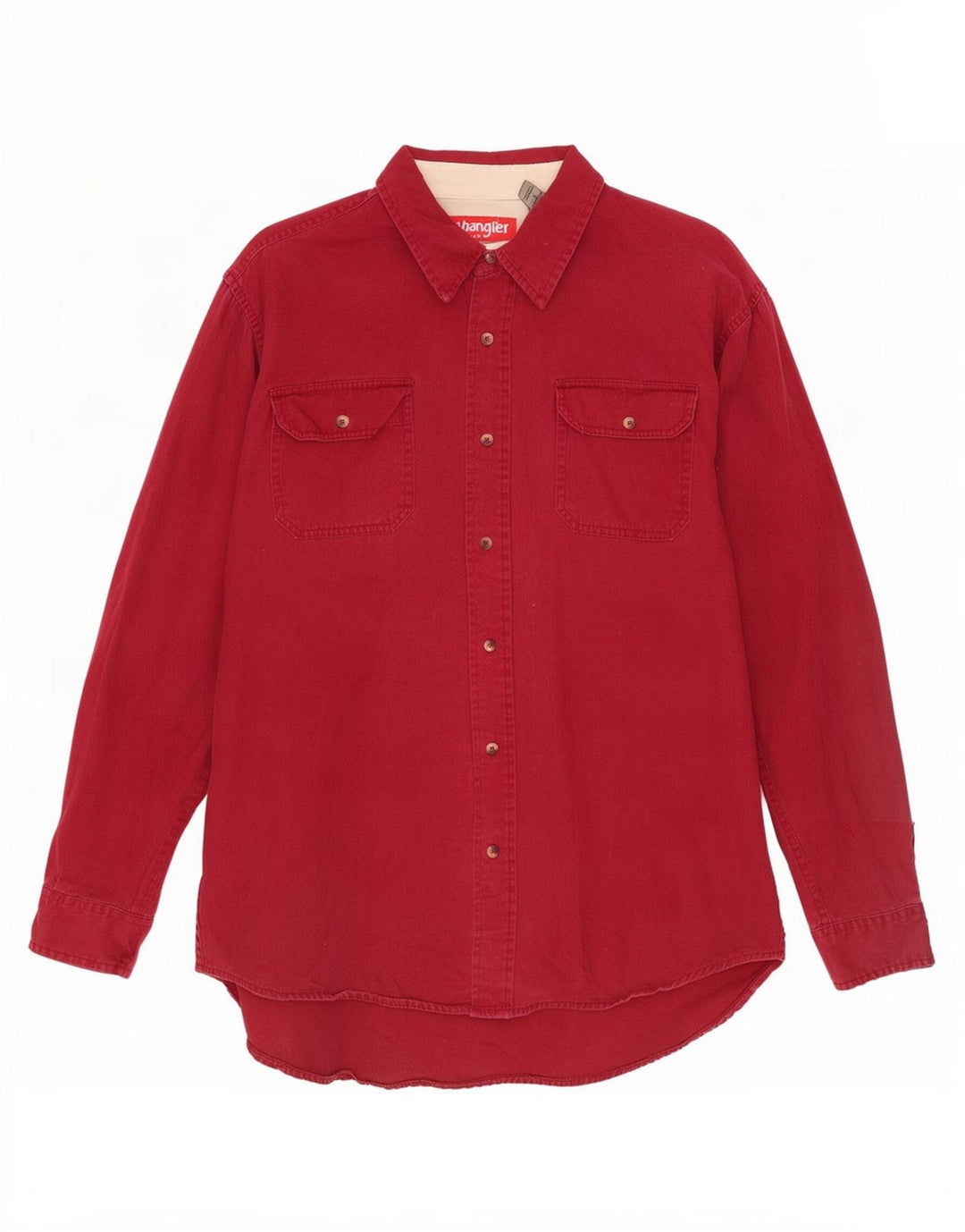 Wrangler Chemise Homme Grand Coton Bordeaux