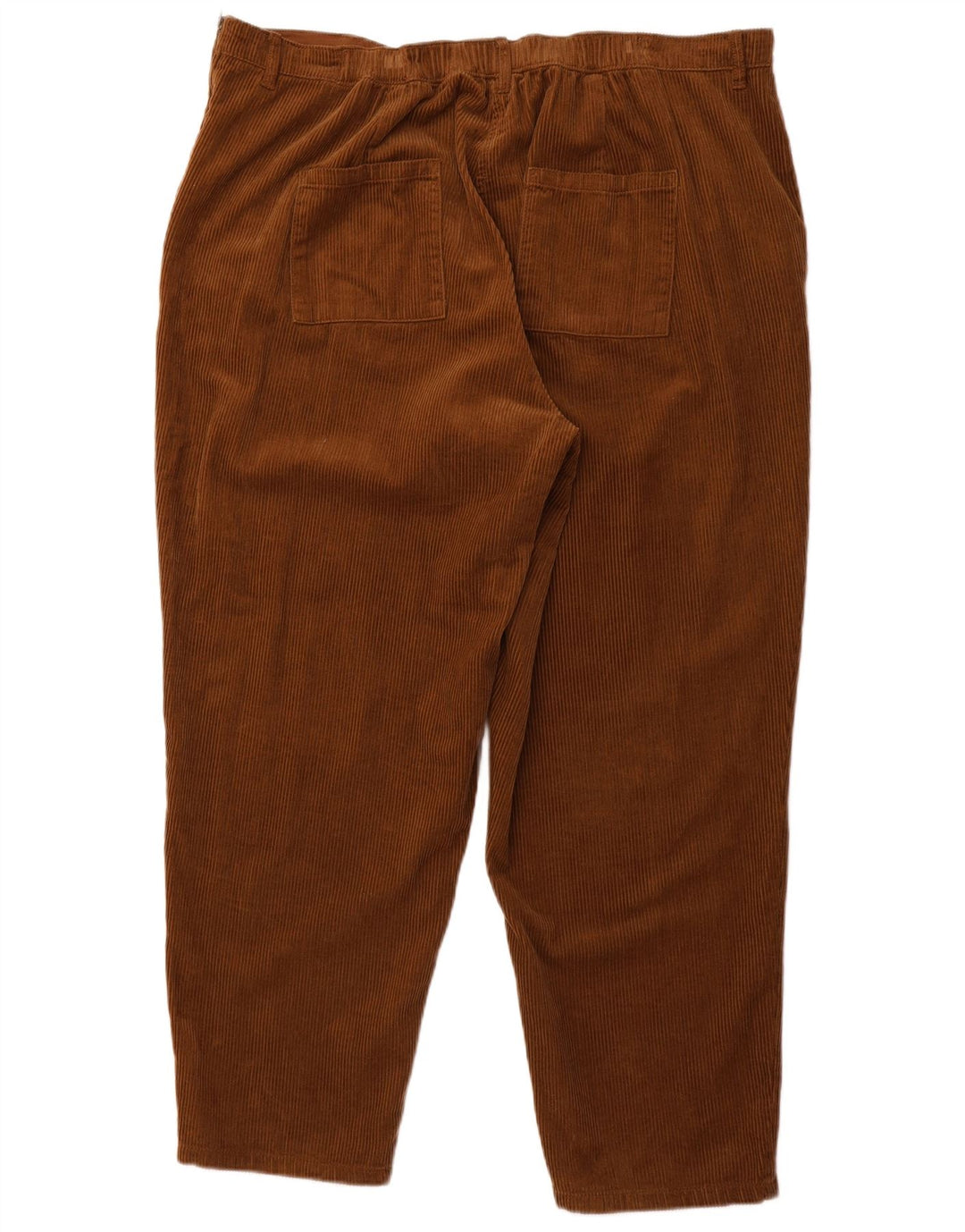 SEASALT CORNWALL Pantalon droit en velours côtelé pour femme UK 20 2XL W40 L28 Marron