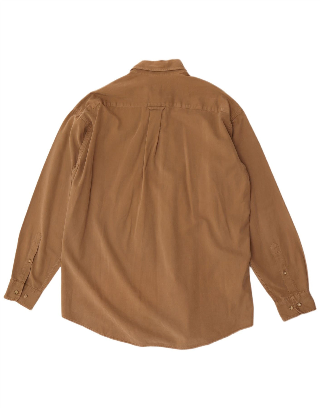 Gant Chemise Loose Fit Homme Marron Moyen Coton