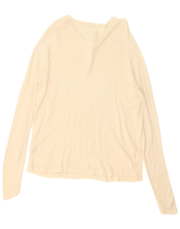 Marks & Spencer Haut à manches longues pour femme UK 16 Large Beige Acrylique