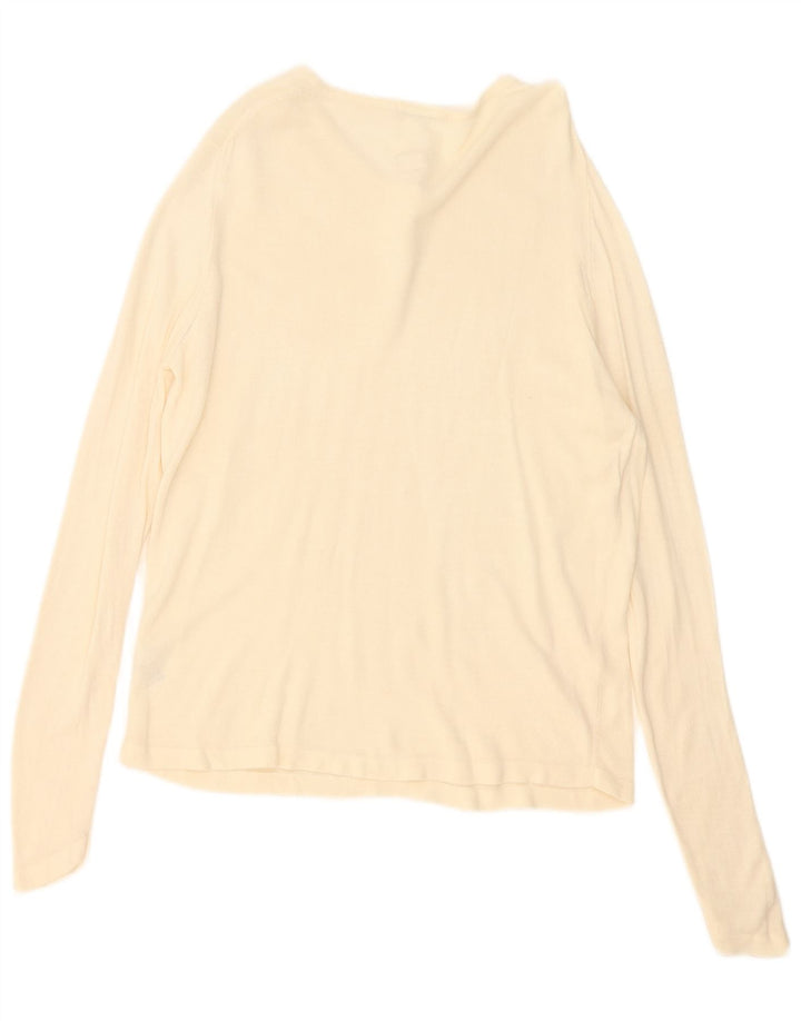 Marks & Spencer Haut à manches longues pour femme UK 16 Large Beige Acrylique