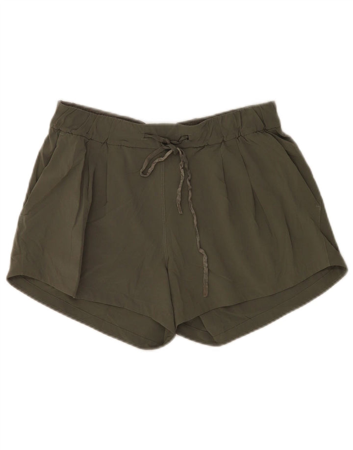 Lululemon Short de sport pour femme US 6 Medium Kaki Polyester
