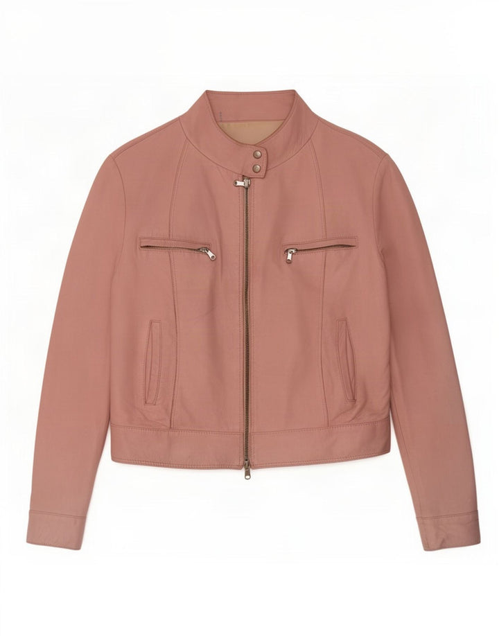 Wanted Veste de course en cuir pour femme IT 48 XL Rose