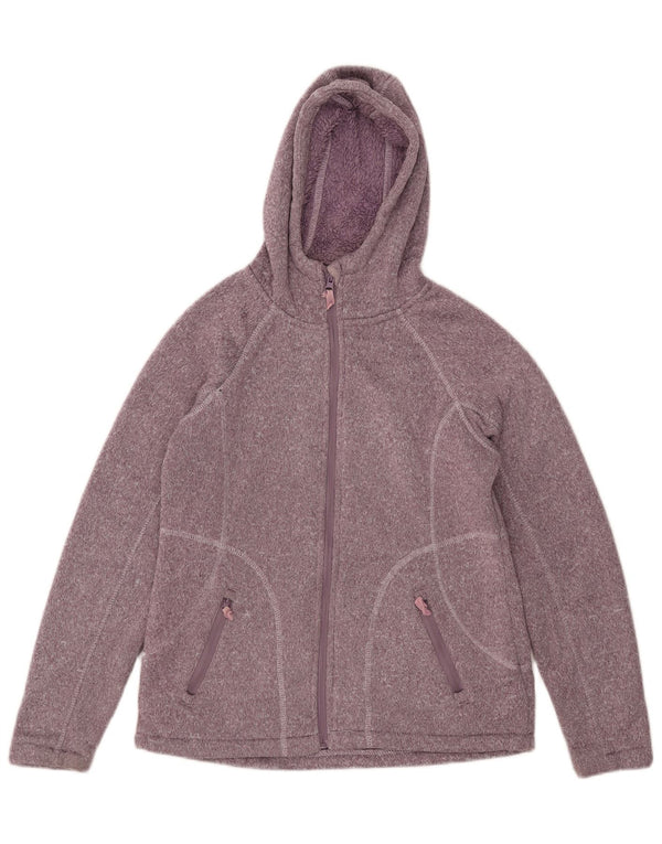 Mountain Warehouse Pull à capuche zippé pour femme UK 10 Petit Violet Moucheté