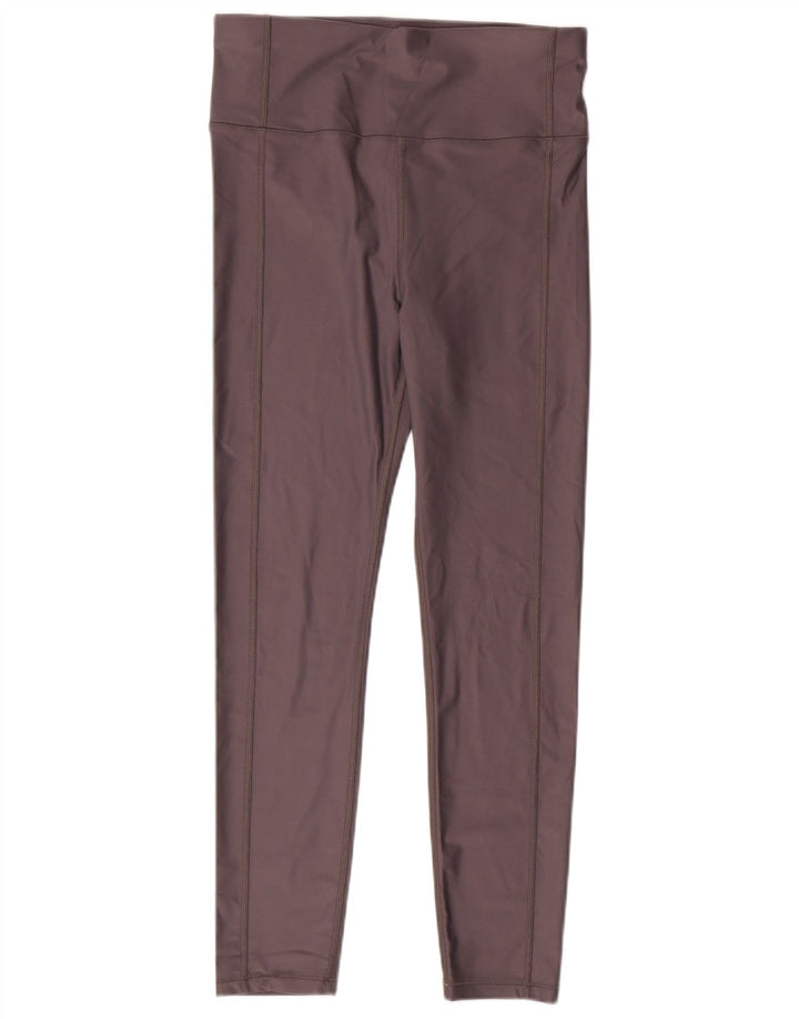 SWEATY BETTY Leggings London Femme UK 12 Gris Moyen Polyamide