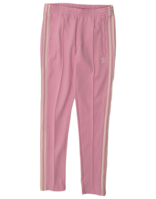 Adidas Pantalon de survêtement pour femme UK 8/10 Petit Rose Coton