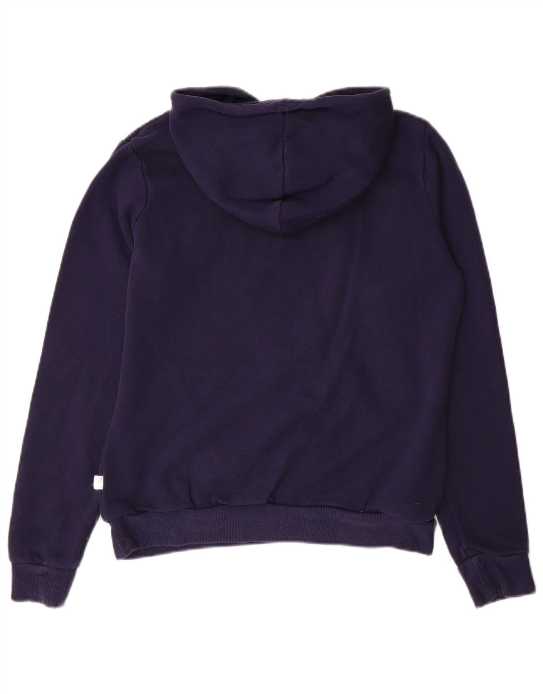 PUMA Pull à capuche graphique pour femme UK 12 Bleu marine moyen Polyester