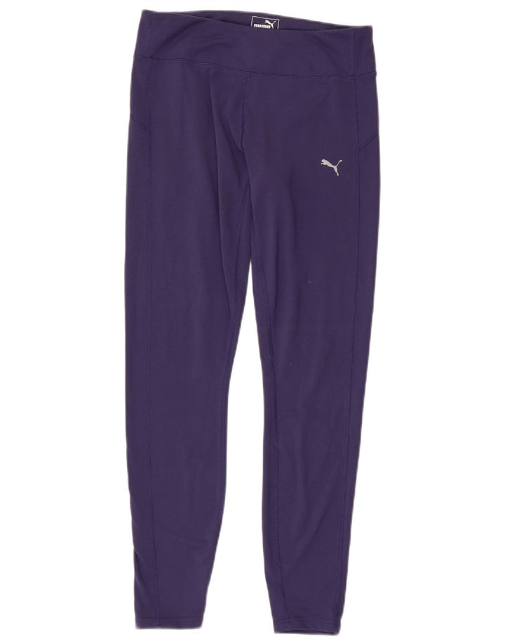 Puma Leggings Femme UK 42 Violet Moyen Polyester