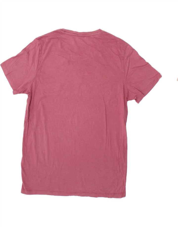 JACK & JONES Mens Graphic T-Shirt Top Medium Pink Cotton Vintage Jack & Jones and Second-Hand Jack & Jones from Messina Hembry 