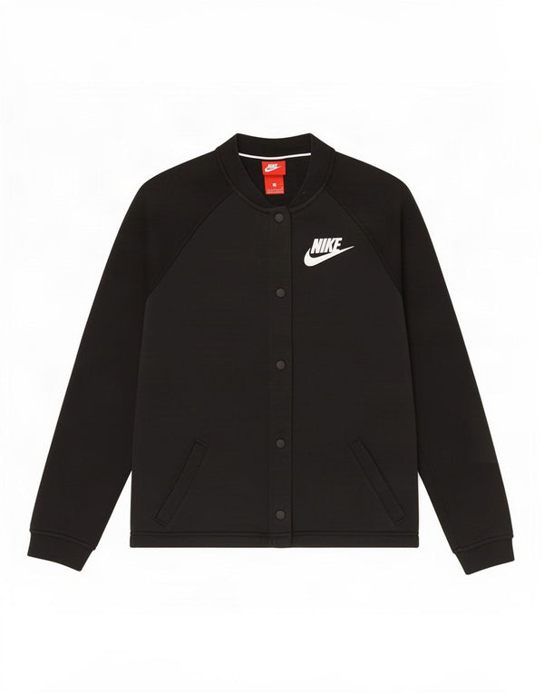 Nike Veste de survêtement graphique pour femme UK 10 Small Noir