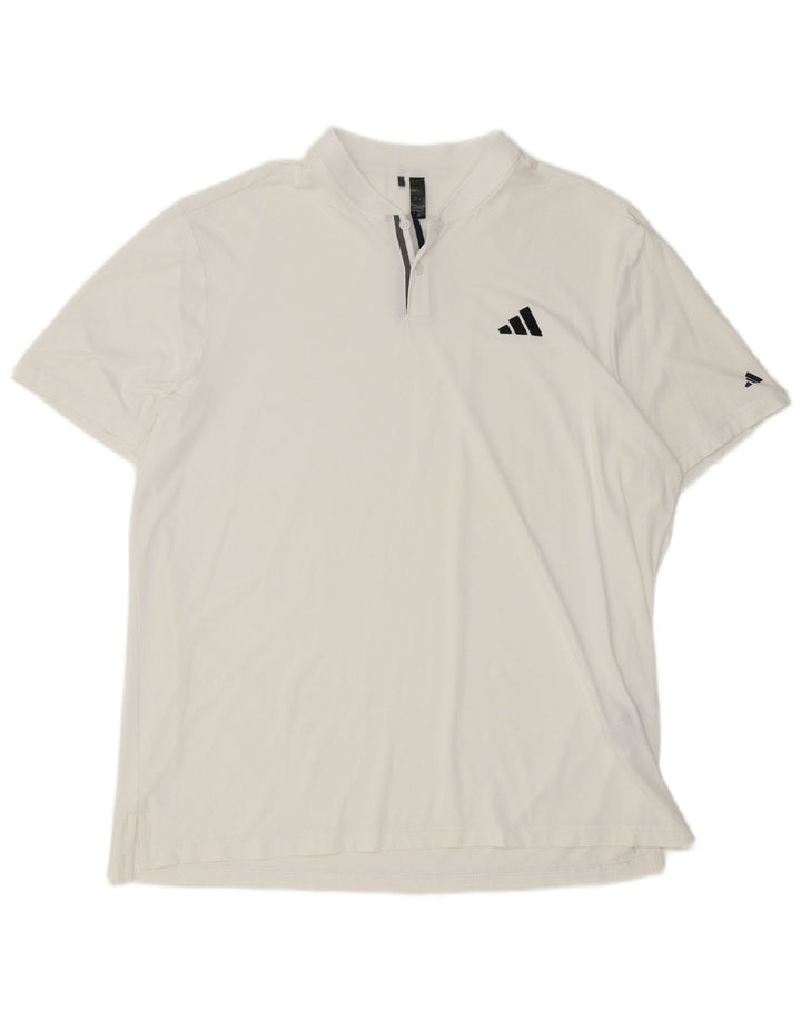 Adidas Polo Homme XL Blanc Polyester