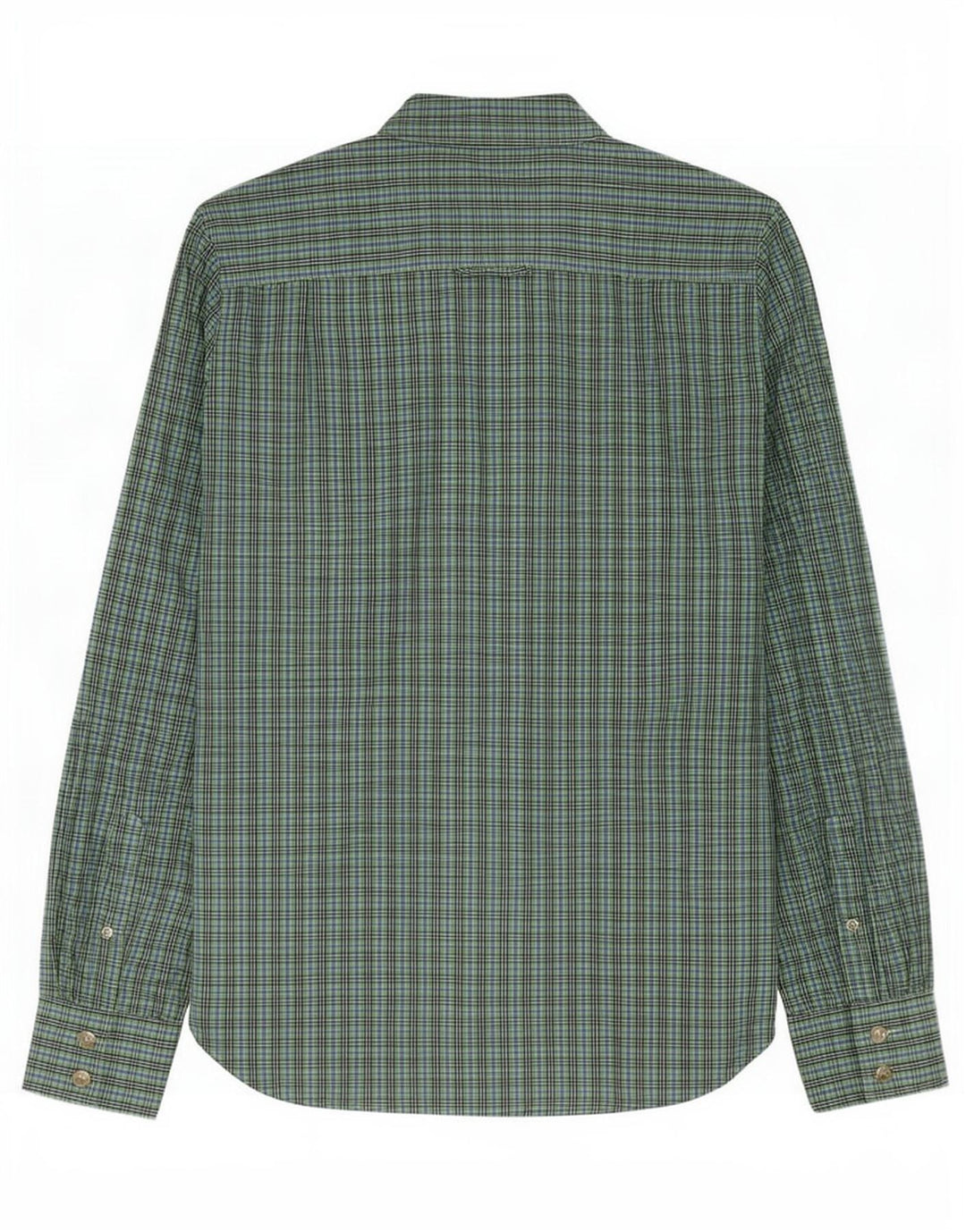 Superdry Chemise Homme Large Vert Vichy Coton