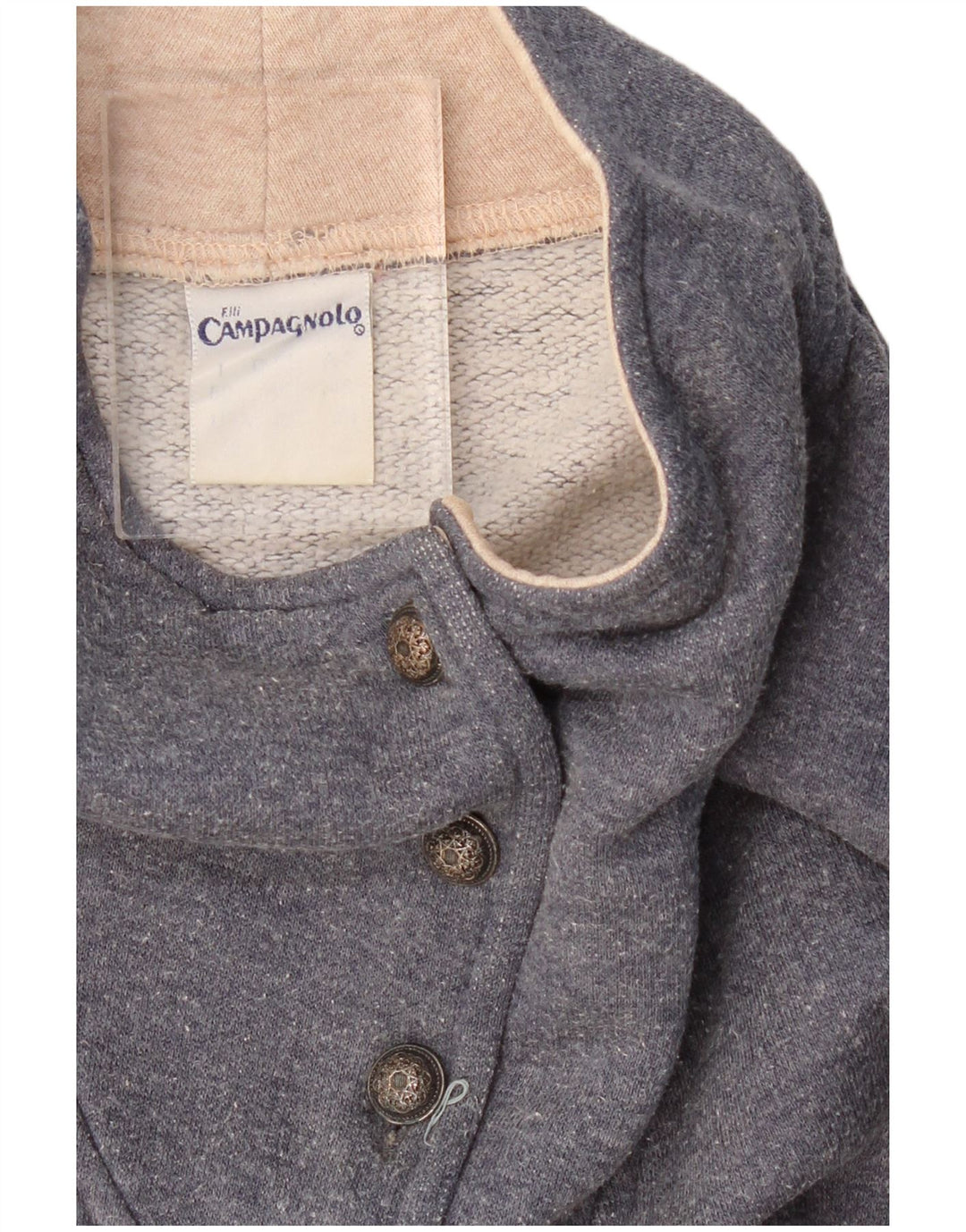 CAMPAGNOLO Sweat-shirt graphique pour femme UK 18 XL Bleu marine Floral