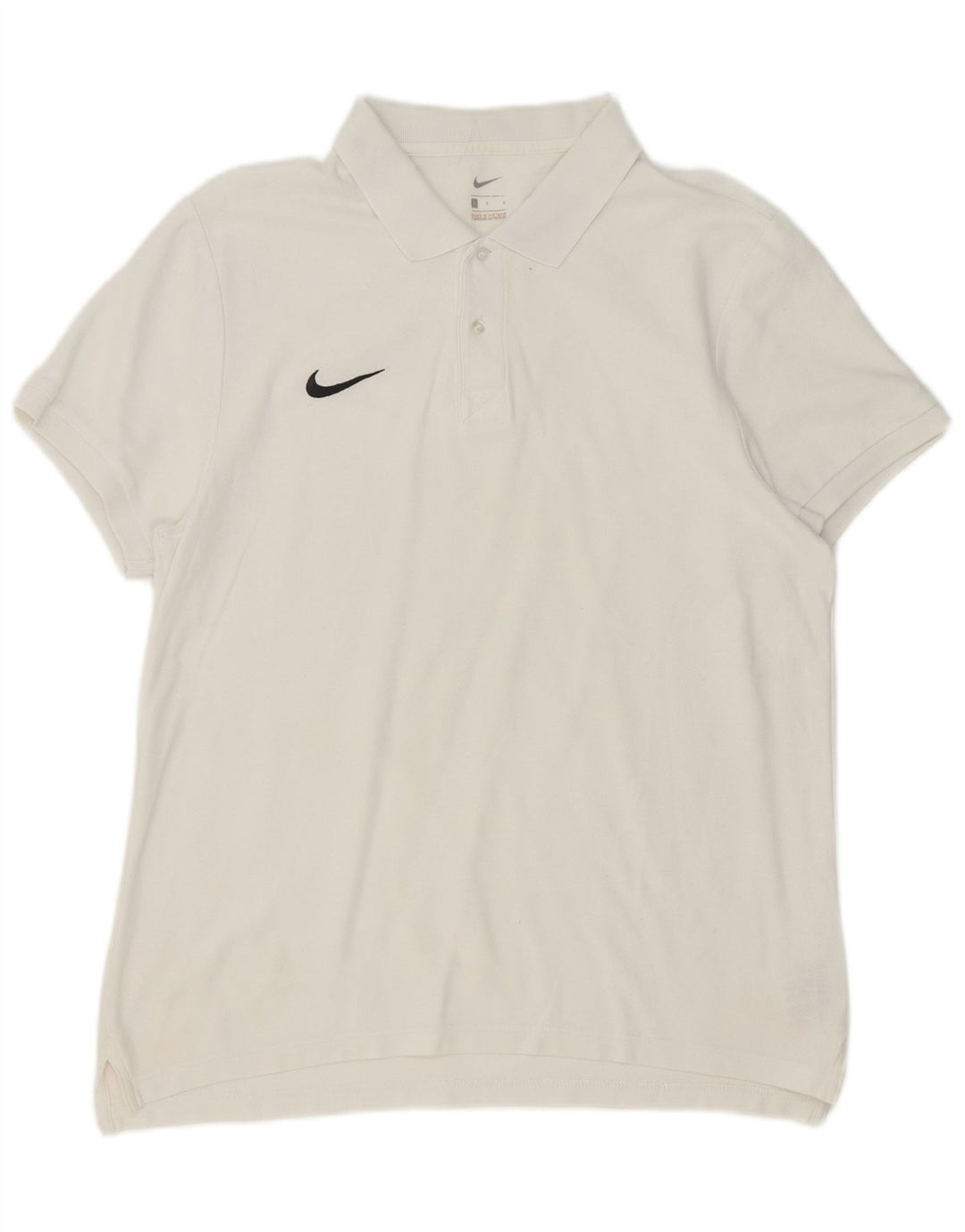 Nike Polo Homme Grand Blanc Coton
