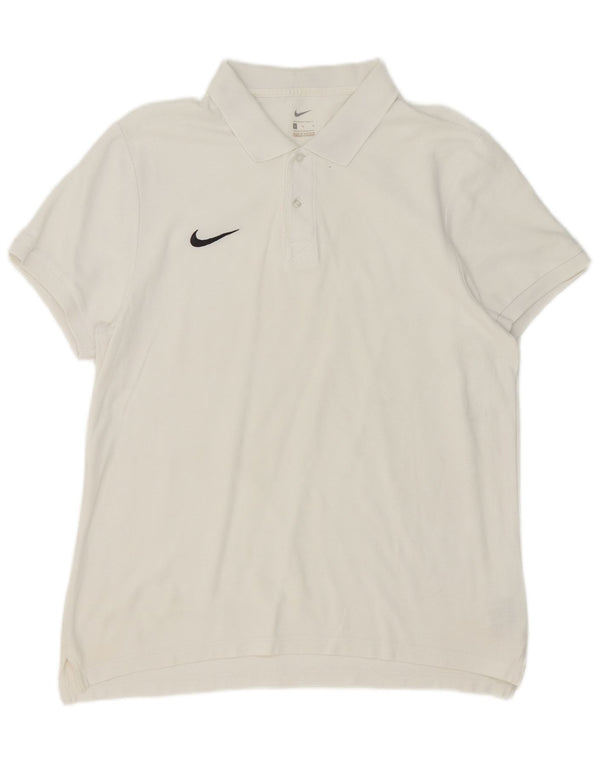Nike Polo Homme Grand Blanc Coton