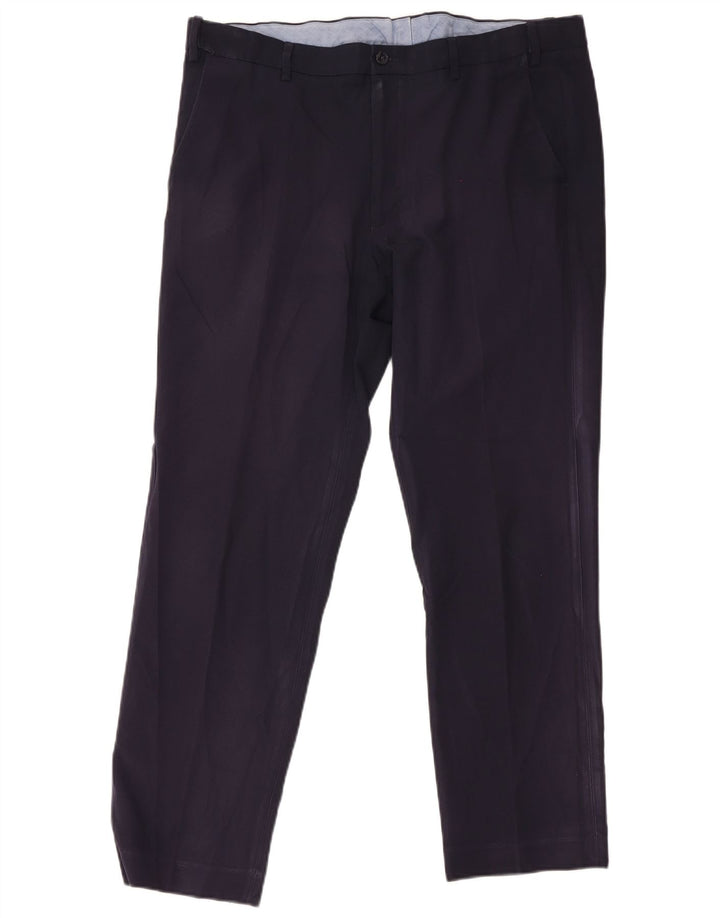 Marks & Spencer Pantalon de costume droit pour homme W38 L31 Bleu marine