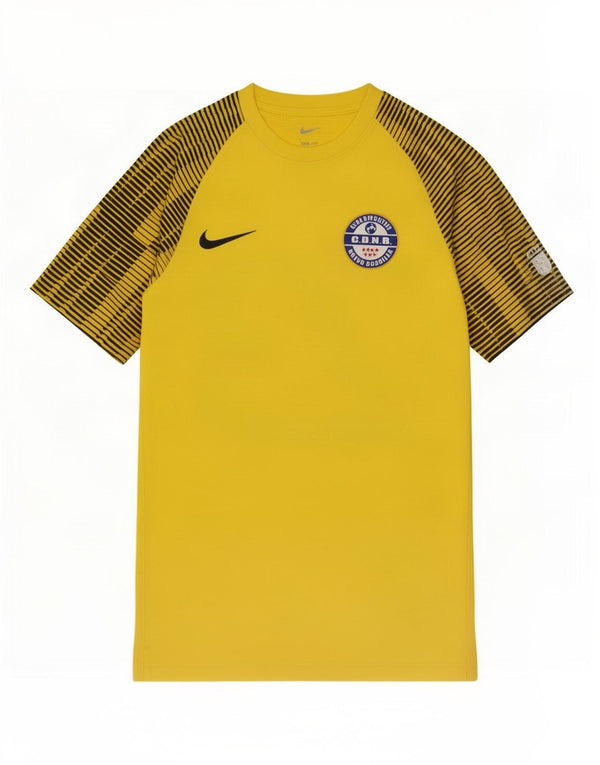 Nike Mens Club Deportivo Nuevo Boadilla Graphic T-Shirt Top Small Yellow