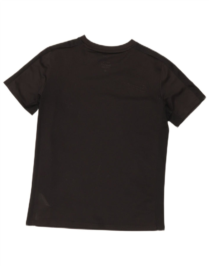 NIKE Garçons Dri Fit T-Shirt Top 12-13 ans Grand Noir Polyester