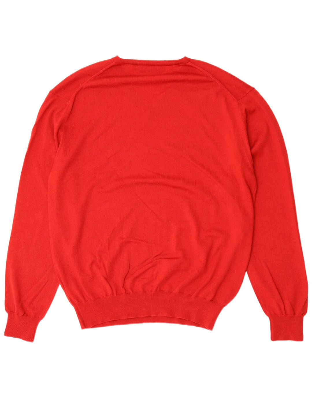 Baileys Pull col V pour homme 2XL Rouge Laine vierge