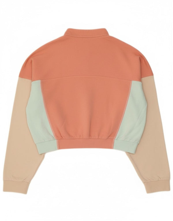 Adidas Sweat-shirt court surdimensionné pour femme UK 14 Rose moyen