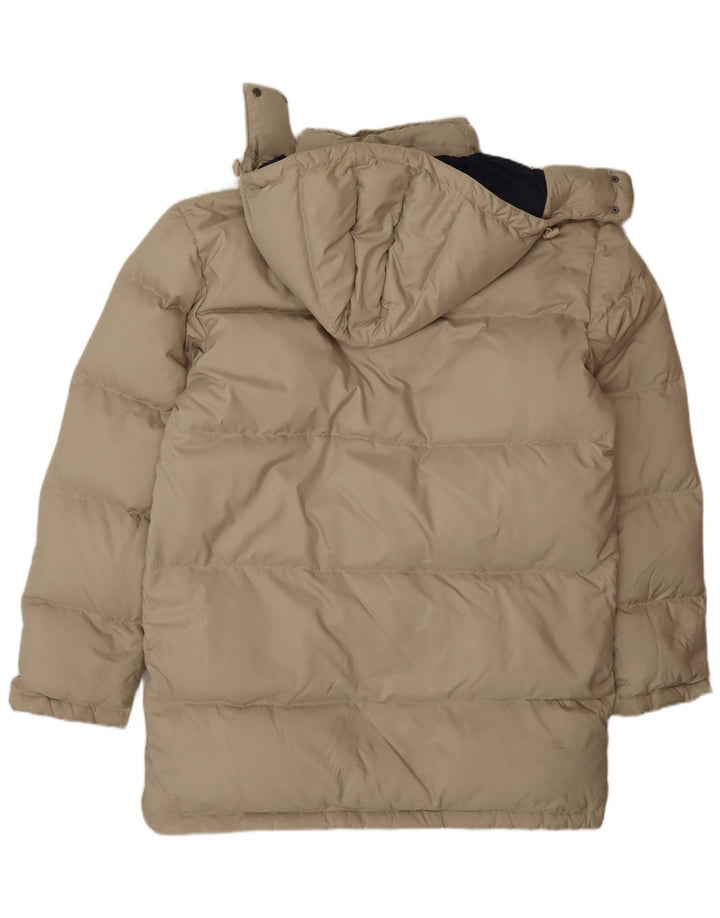 FILA Veste matelassée à capuche pour homme UK 38 Beige moyen Polyester