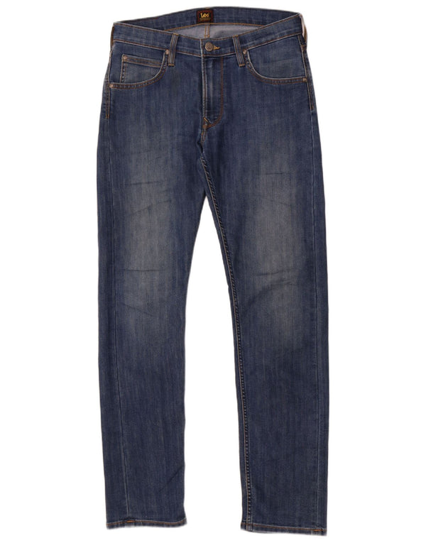 Lee Daren Jean slim avec braguette zippée pour homme W30 L32 Bleu coton