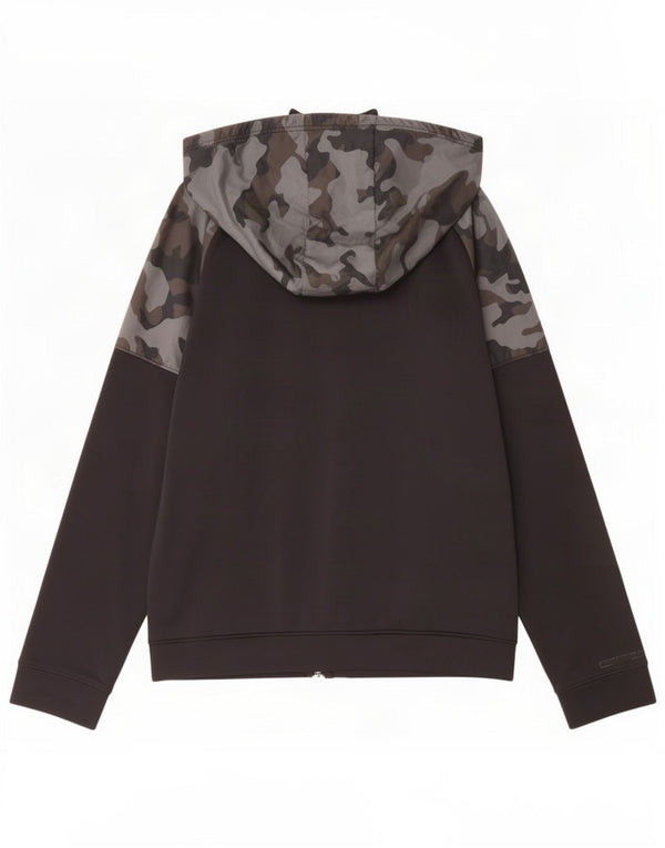 Under Armour Sweat à capuche zippé pour garçon 13-14 ans XL Noir Camouflage