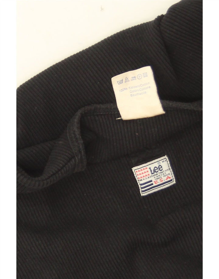 LEE Haut Homme Manches Longues Coton Noir Moyen
