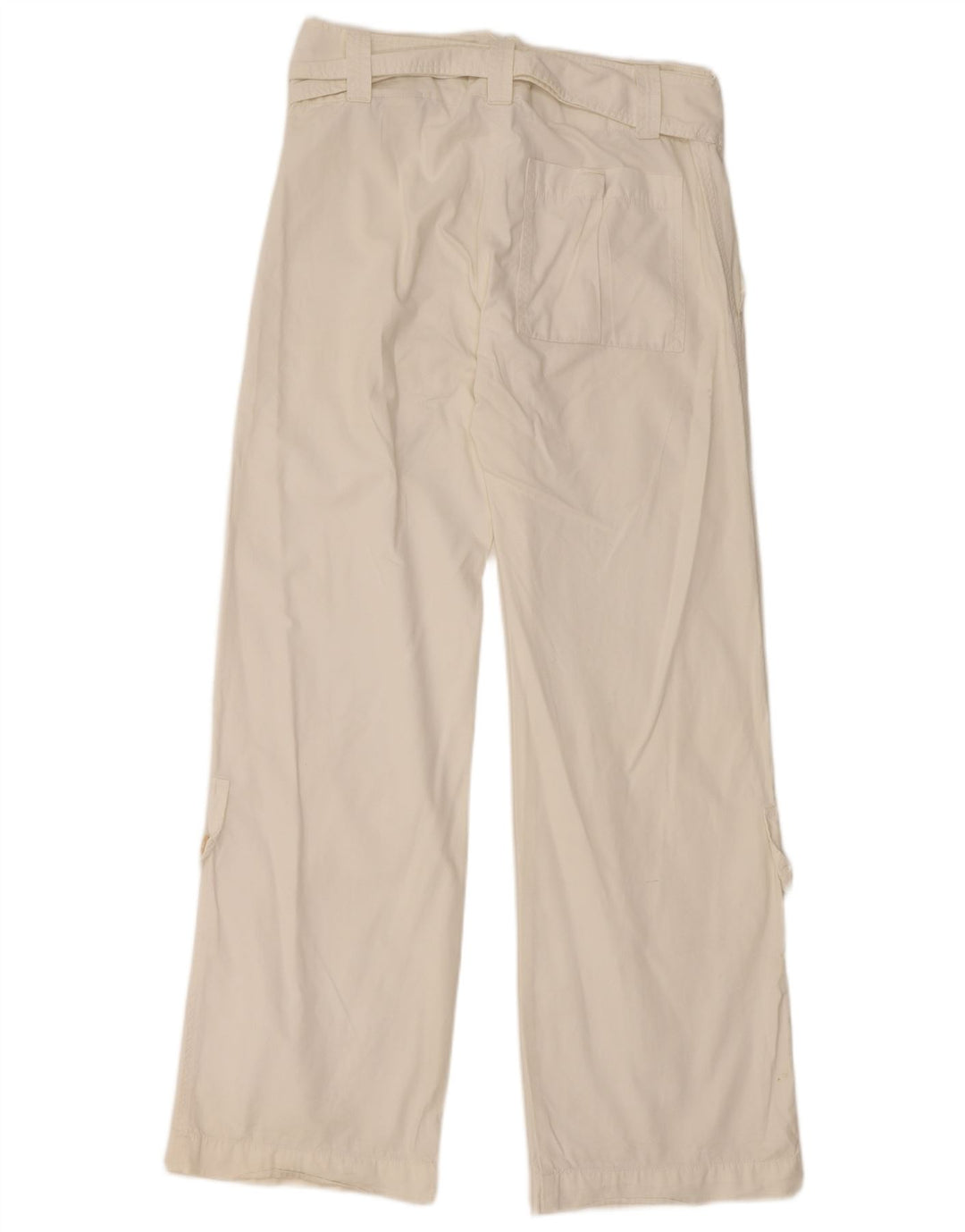 DIESEL Pantalon Chino Coupe Ample Femme W28 L31 Coton Blanc