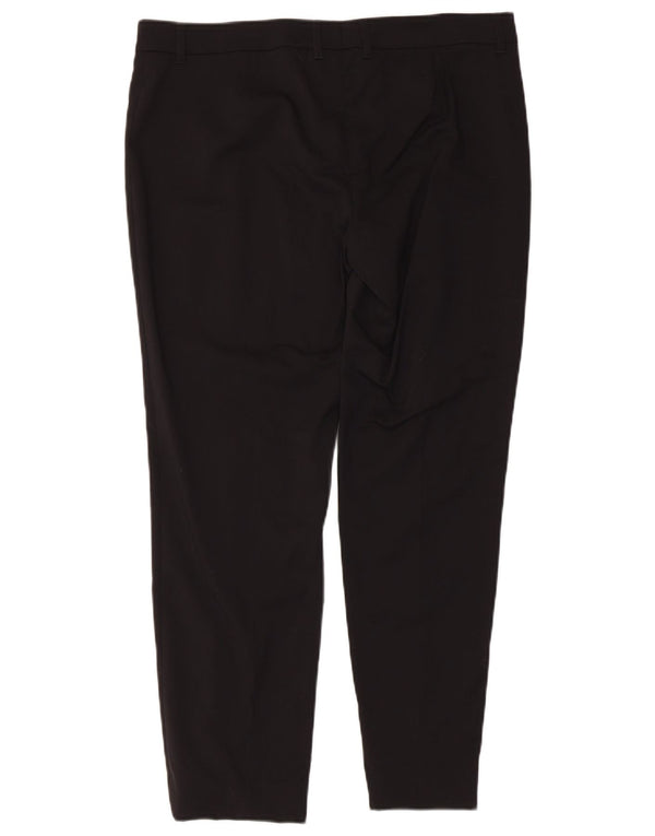 Burberry Pantalon décontracté taille basse pour femme UK 12 Medium W36 L27 Noir