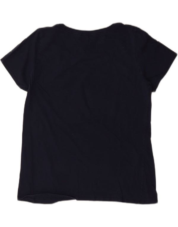 Nike Womens Seattle Seahawks Graphic T-Shirt Top UK 14 Bleu Marine Moyen