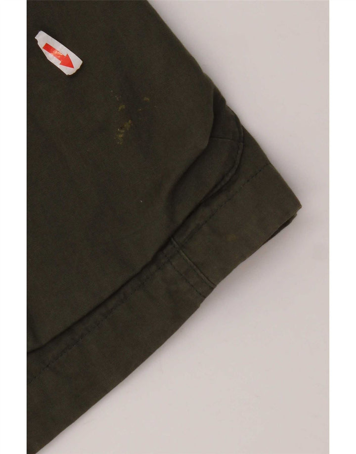 Woolrich Veste utilitaire pour homme UK 40 Large Vert Coton
