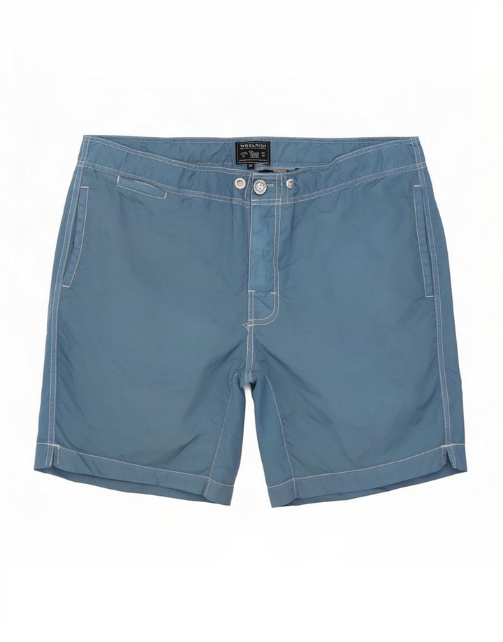 Woolrich Short de Bain Homme Large Bleu Nylon