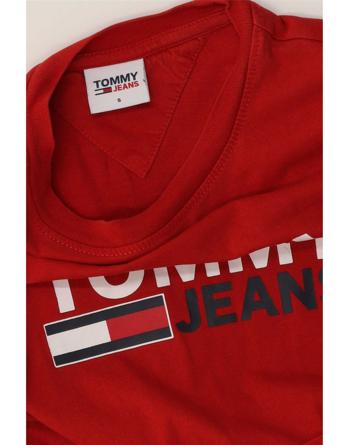 Tommy Hilfiger T-shirt graphique pour homme Petit rouge