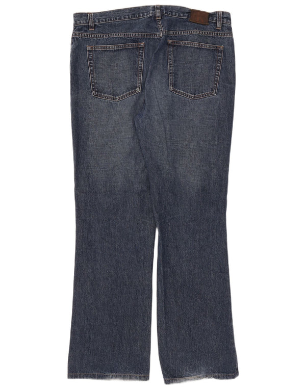 Calvin Klein Jean droit pour femme US 16 2XL W36 L30 Bleu Coton