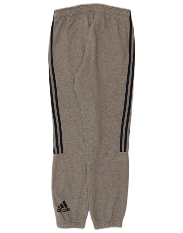 Adidas Pantalon de survêtement pour homme en coton moucheté gris moyen