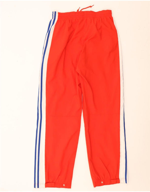 Adidas Pantalon de survêtement pour homme UK 36/38 Petit Rouge Colorblock Polyester
