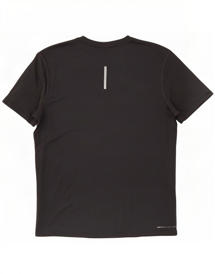 Nike Hommes Running T-Shirt Top Gris Moyen Géométrique Polyester