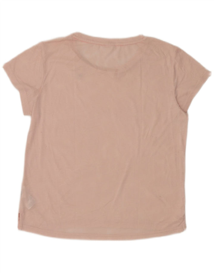 Puma T-Shirt Femme Top UK 16Large Rose Polyester