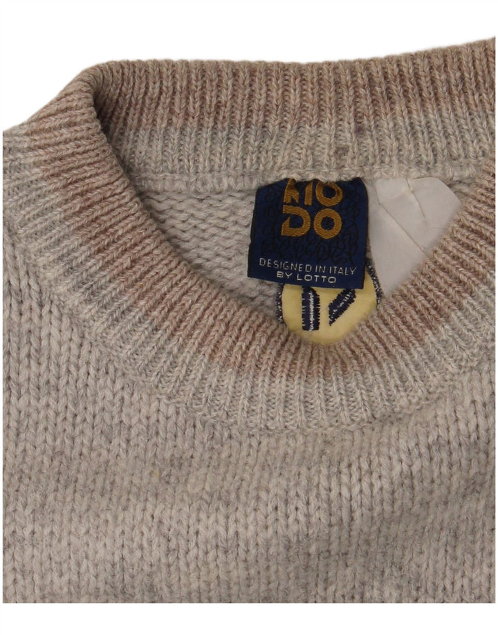 Lotto Pull col rond pour homme Gris Argyle/Diamant
