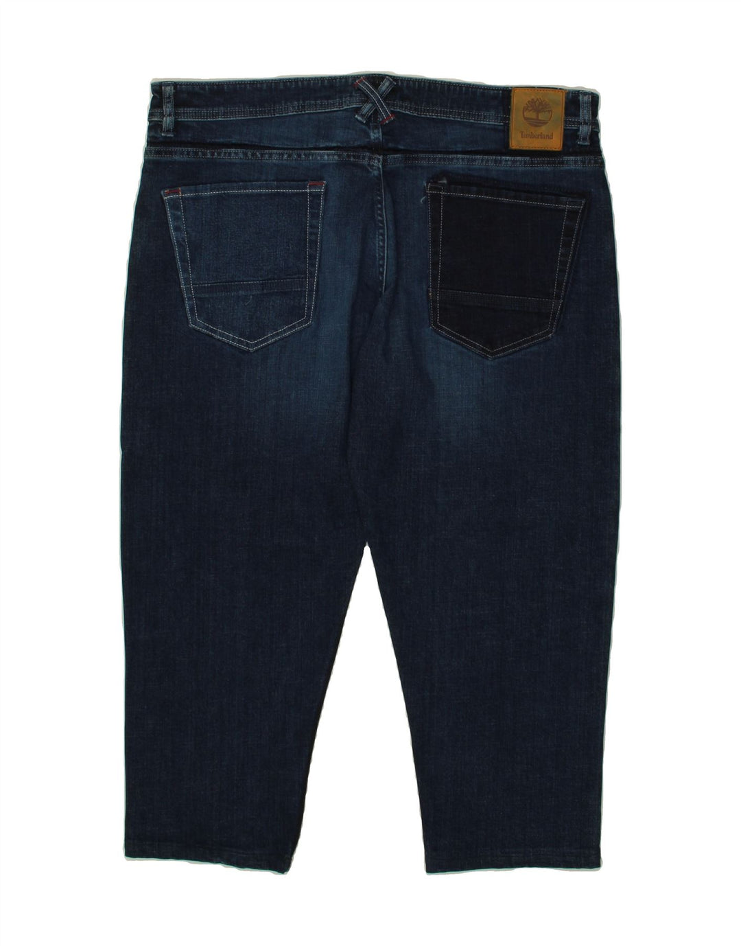 TIMBERLAND Mens Cropped Jeans W38 L24  Navy Blue Cotton Vintage Timberland and Second-Hand Timberland from Messina Hembry 