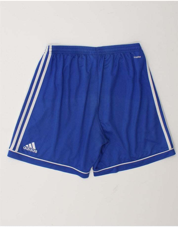 Adidas Hommes Climalite Sport Shorts Grand Bleu Polyester